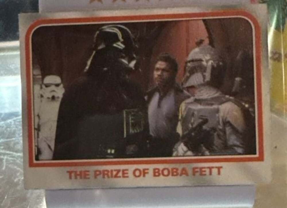 Boba fett Star Wars collectors card rare !!